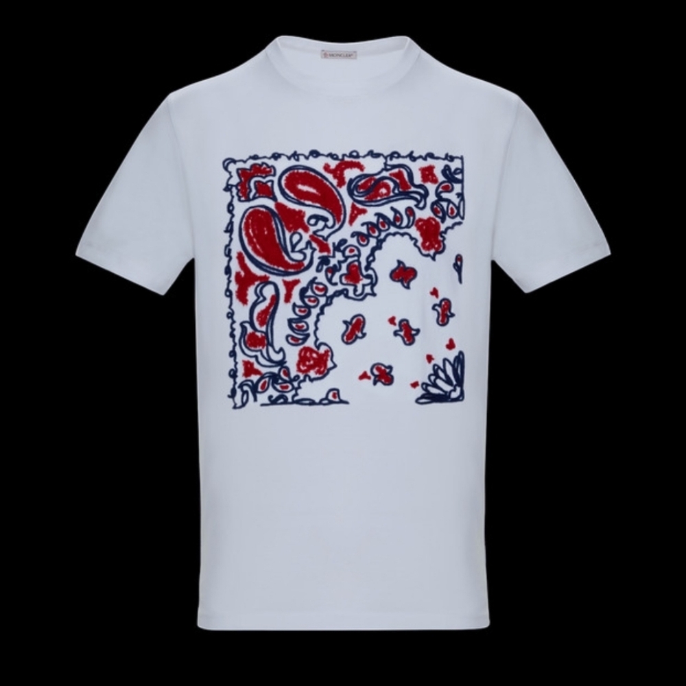 Moncler Embroidered T Shirt